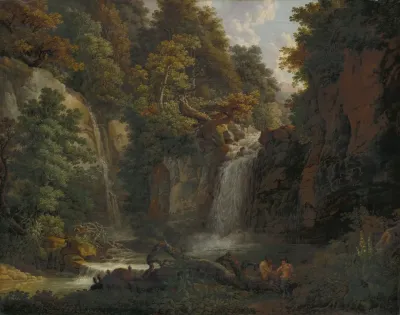 The Giessen Near Zeglingen With Two Satyrs Playing The Panflute