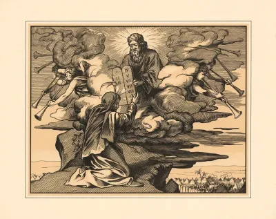 The Giving Of The Law At Sinai