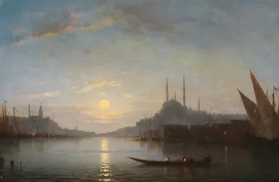 The Golden Horn With The Suleymaniye Mosque