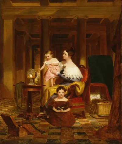 The Goldfish Bowl Mrs Richard Cary Morse And Family