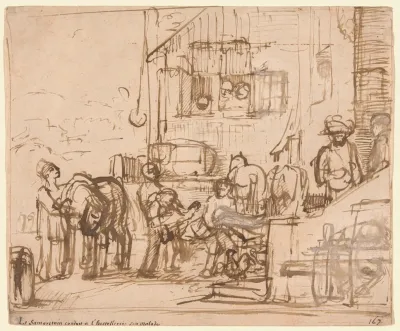 The Good Samaritan Arriving At The Inn