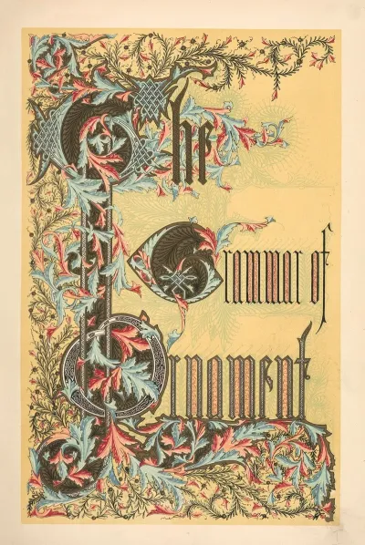 The Grammar Of Ornament Title Page 2
