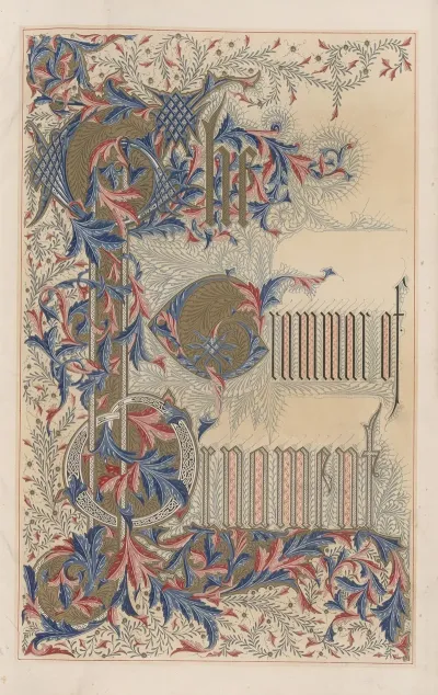 The Grammar Of Ornament Title Page