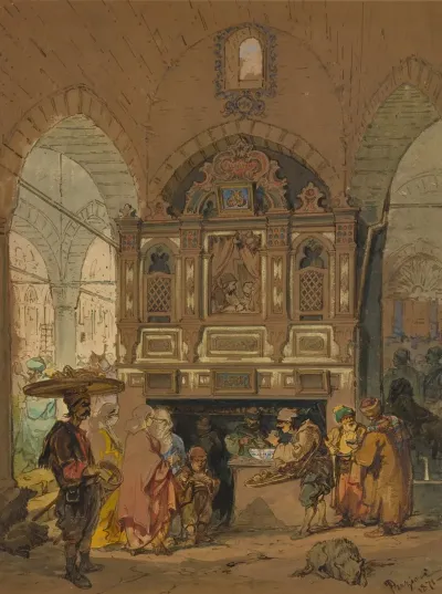 The Grand Bazaar In Constantinople