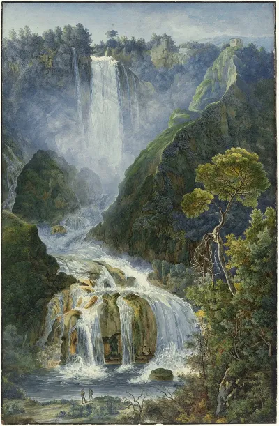 The Grand Waterfalls At Terni