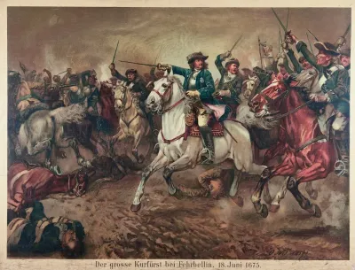 The Great Elector At Fehrbelling June 18 1675