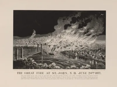 The Great Fire At St John N B June 20th 1877