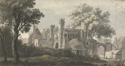 The Great Gate Of St Augustines Monastery Canterbury