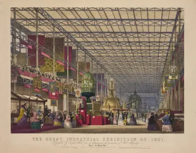 The Great Industrial Exhibition Of 1851 The British Nave