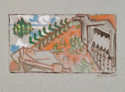 The Great Kalevala Poem Ii Vainamoinen And Eagle Sketch With Signature