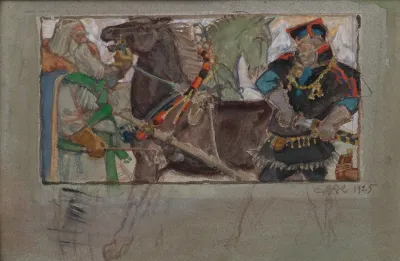 The Great Kalevala Poem Iii Sketch 2