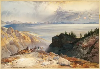 The Great Salt Lake Of Utah