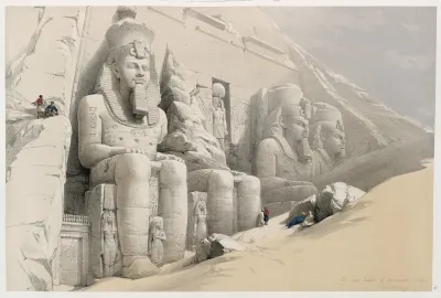 The Great Temple Of Aboo Simble Nubia