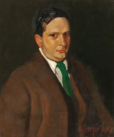 The Green Tie Portrait Of Edward H Smith