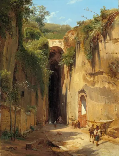 The Grotto Of Posillipo At Naples