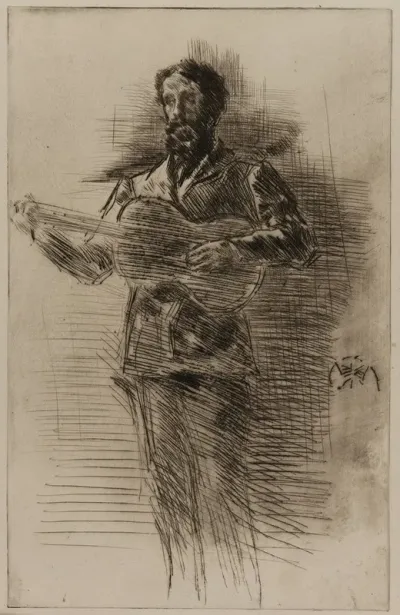 The Guitar Player M W Ridley