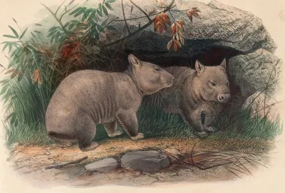 The Hairy Nosed Wombat