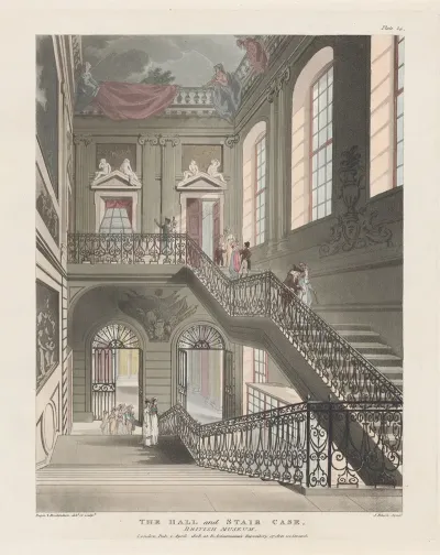 The Hall And Stair Case British Museum