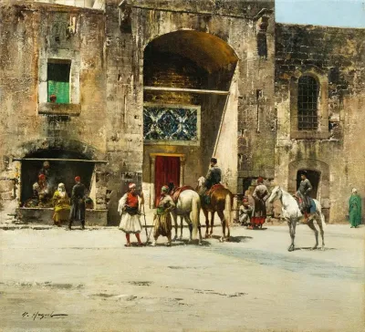 The Halt Of The Caravan