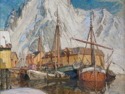 The Harbour At Svolvaer Lofoten