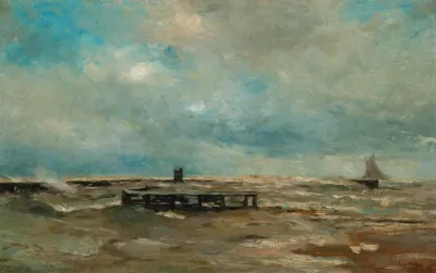 The Harbour Defences In Choppy Waters