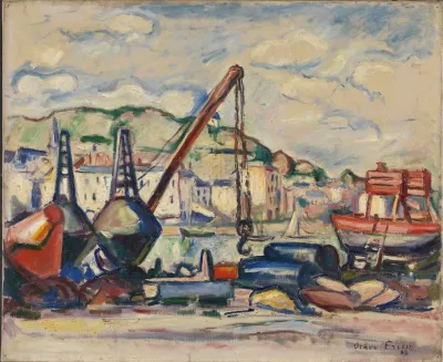The Harbour In Honfleur