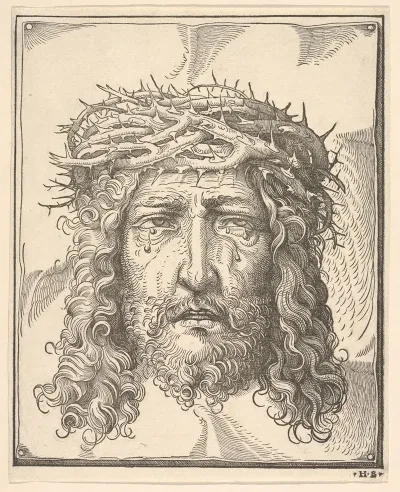 The Head Of Christ Crowned With Thorns