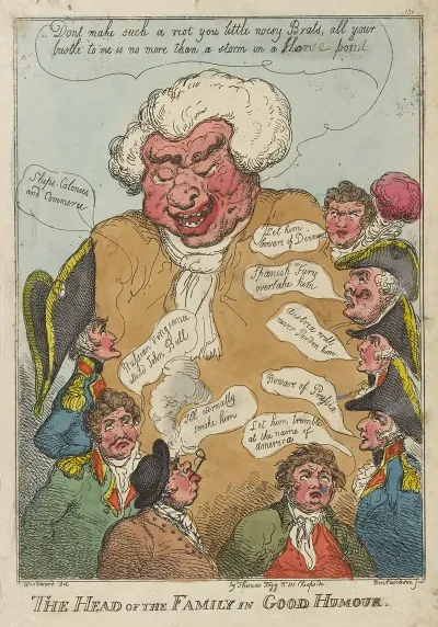 The Head Of The Family In Good Humour
