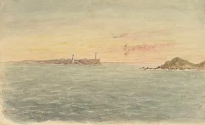 The Heads Entrance To Hobsons Bay