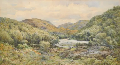 The Heather Pool On The River Kirkaig Sutherland