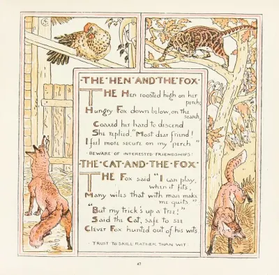 The Hen And The Fox The Cat And The Fox