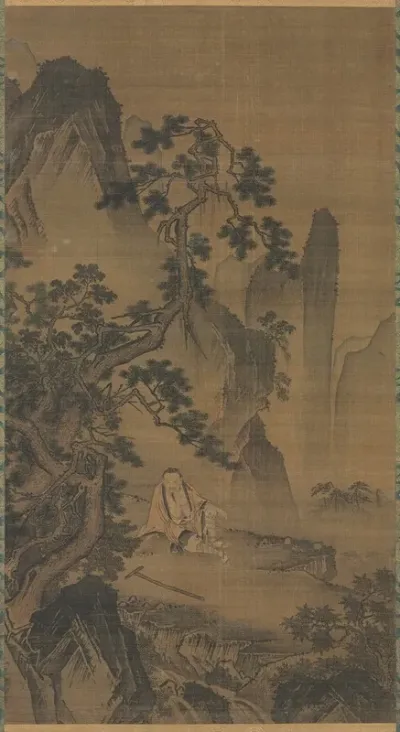 The Hermit Xu You Resting By A Stream