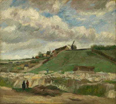 The Hill Of Montmartre With Stone Quarry 2
