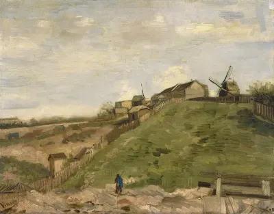 The Hill Of Montmartre With Stone Quarry