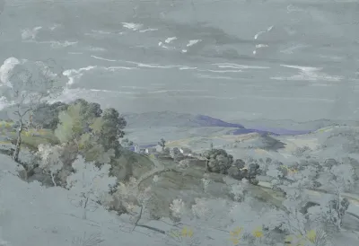 The Hills Of Umbria Near Perugia