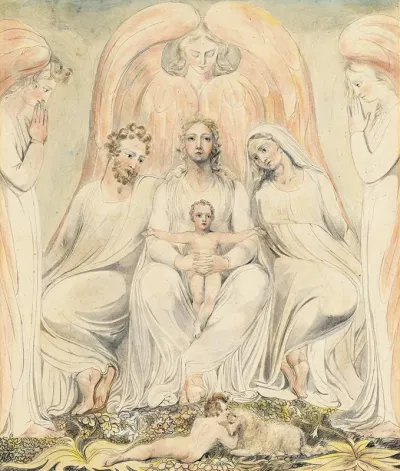 The Holy Family Also Known As Christ In The Lap Of Truth