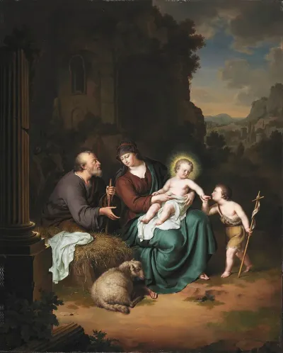 The Holy Family And Saint John The Baptist