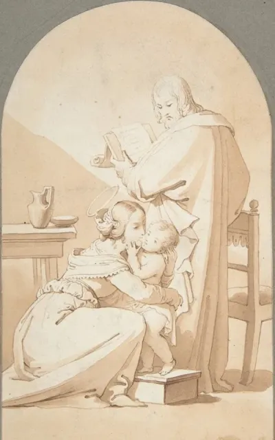 The Holy Family In An Interior 2
