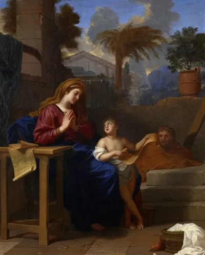 The Holy Family In Egypt C