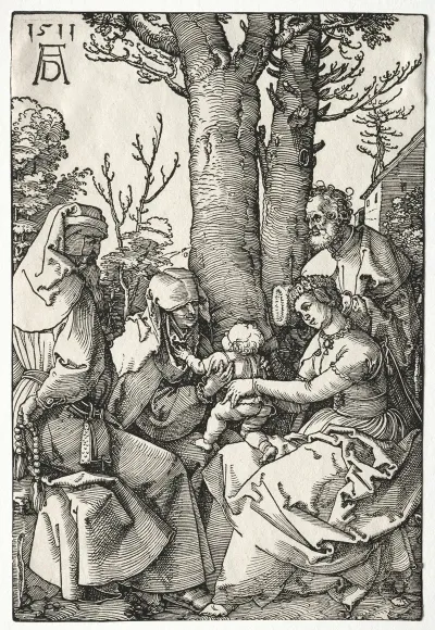 The Holy Family With Joachim And Anna