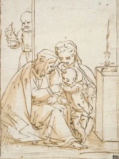 The Holy Family With Saint Anne