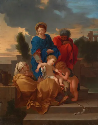 The Holy Family With Saint Elizabeth And The Infant Saint John The Baptist 2