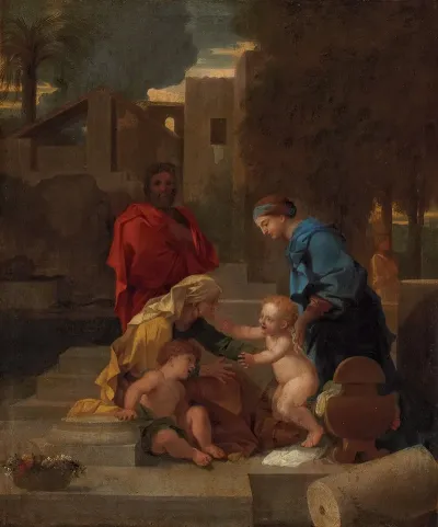 The Holy Family With Saint Elizabeth And The Infant Saint John The Baptist
