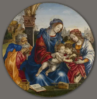 The Holy Family With Saint John The Baptist And Saint Margaret
