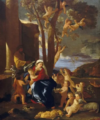 The Holy Family With Saint John The Baptist