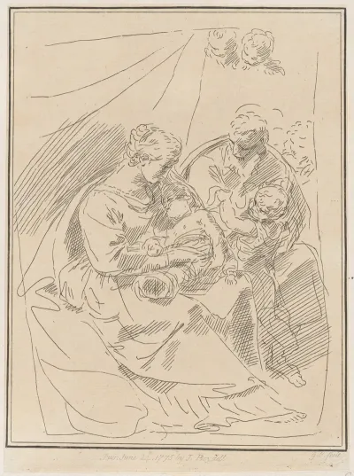 The Holy Family With The Infant Saint John The Baptist 14