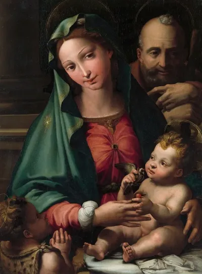 The Holy Family With The Infant Saint John The Baptist 2