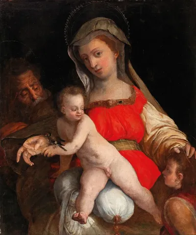 The Holy Family With The Infant Saint John The Baptist 6