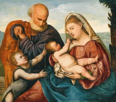 The Holy Family With The Infant Saint John The Baptist 8