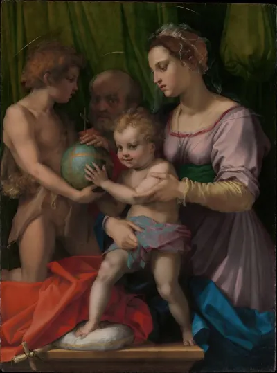 The Holy Family With The Young Saint John The Baptist 2